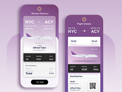 Flight Booking app booking bookings branding cards ui dailyui flatdesign flight minimal ui ui design