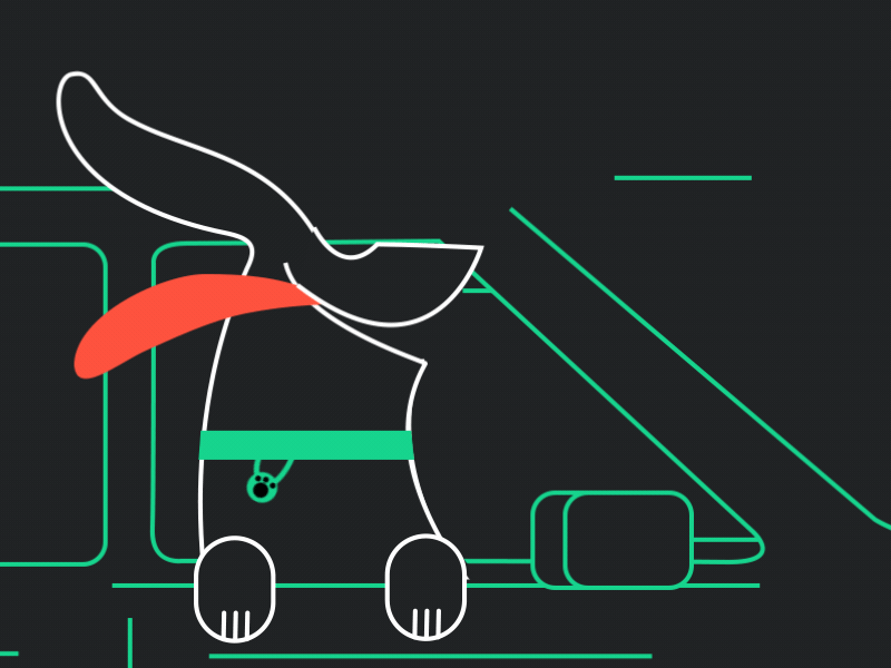 Dog 2d animation adobe aftereffects aftereffects challenge gif path reanmaton rig