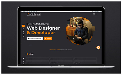ImohitKumar design ui website website design