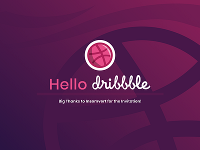 Hello Dribbble design figma design hello hello dribbble shot