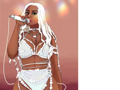 streets perf character design composition design fanart girl character illustration illustrator poster poster design