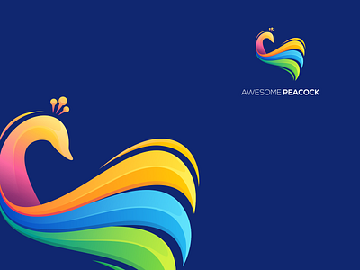 peacock awesome branding dripslogs gambardrips graphic graphicdesign illustration logo modaltampang vector