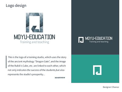 Logo teaching design education icon illustration logo teaching web