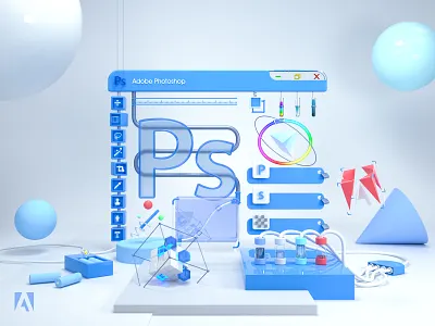 3DART-Photoshop 3d branding c4d creative cloud photoshop