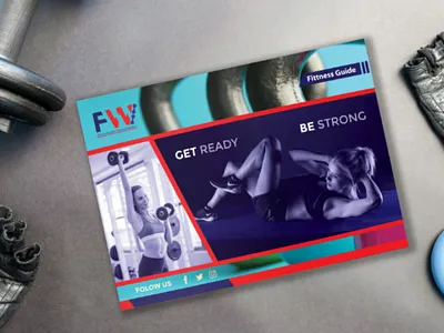 Fitness Guide Book Wrapper book exercise guide gym workout wrapper