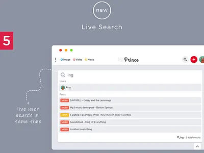 Live search design live search ui