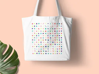Pattern - Tote Bag design illustration minimal pattern pattern design simplified tote bag vector