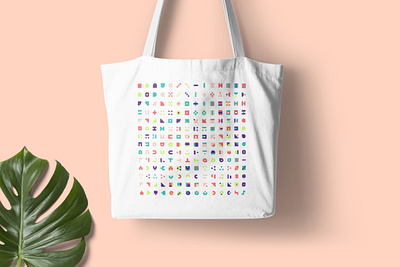 Pattern - Tote Bag design illustration minimal pattern pattern design simplified tote bag vector