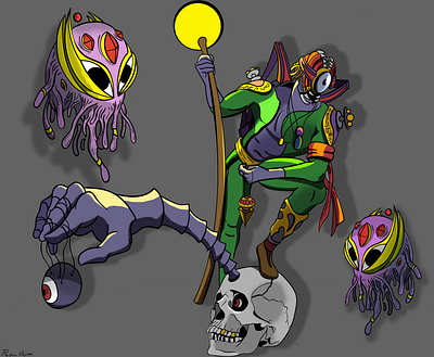 Watcher art character characterdesign illustration illustration art illustrations illustrator photoshop photoshop art psychodelic