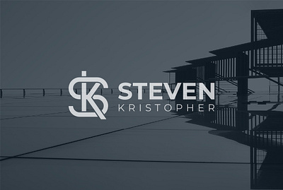 SK Branding for Architect architect architecture brand branding design flat logo minimalist monogram sk sketch typography