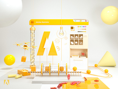 3DART-Illustrator（R） 3d branding c4d creative cloud illustration