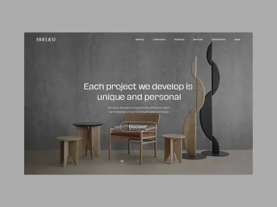 BREUER | Animation furniture interior landing landing page motion ui ux video webdesign website