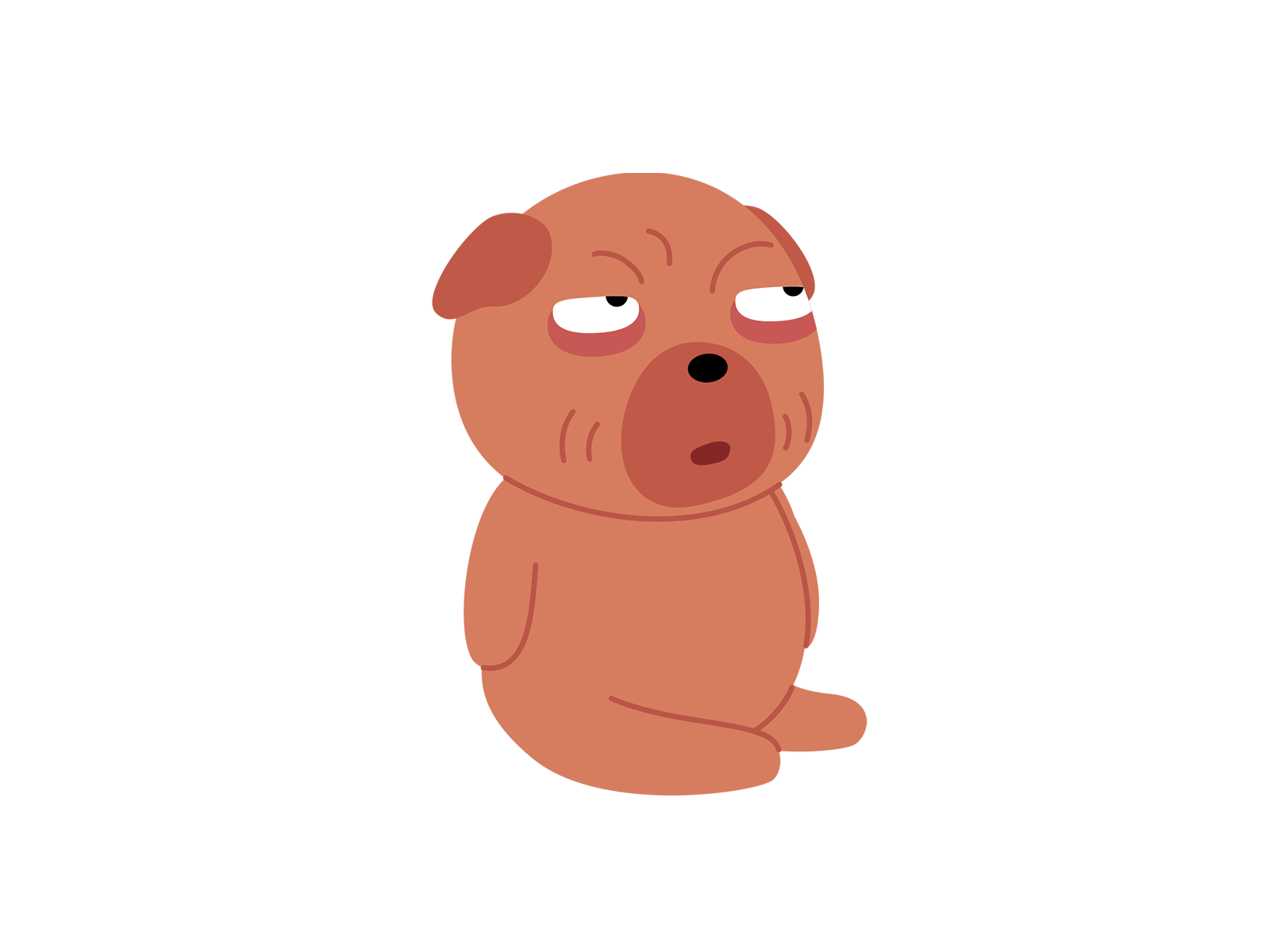 rolling eyes animation characterdesign illustration motiongraphics sticker