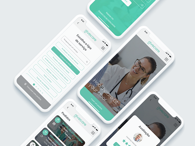 Mockup app givecare app app design app mockup design healthcare ios iphone logo screens ui user interface ux