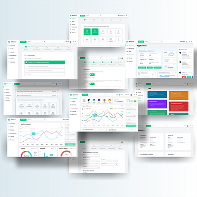 Light Insurance Dashboard analytics dashboard banking dashboard design design finance product design ui ux visual design