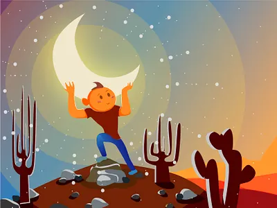 malcik i luna