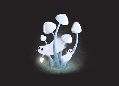 Ghost art artwork cute design digital digital art digital drawing digital paint digital painting digitalart digitalartist digitalarts flat ghost icon illustraion illustration illustrationart mushroom scary