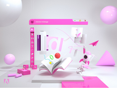 3DART-Indesign 3d branding c4d creative cloud design photoshop