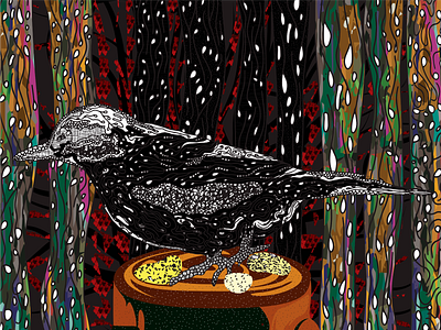 Bird Illustration animal animals illustrated art artwork bird bird illustration birds book childrens book childrens illustration colorful illustration ilustrator