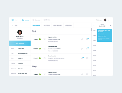 Plataforma CRM crm design ui ux web