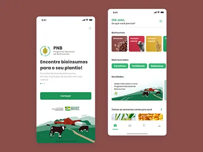 Concept PNB agriculture marketplace ui ux