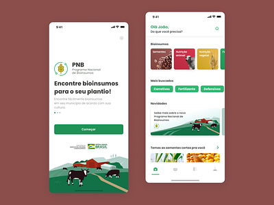 Concept PNB agriculture marketplace ui ux