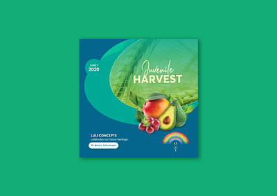 Juvenile Harvest vs1 banner design banners branding church design church flyer design flyer graphic design illustration social media design