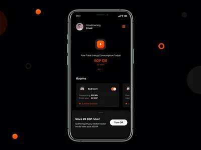 Smart Home Energy Management app design appdesign energy ios mobile app money save money smart home app smart house smarthome ui design uiux ux ux design uxdesign uxui