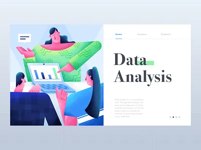 Work 5 - Noise illustration analysis branding charachter design computer data design man talking women work