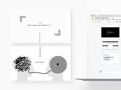 UX Strategy Roadmap Template design features freebie marketing planning premium presentation presentation template roadmap strategy team template use experience ux ux design ux strategy workshop