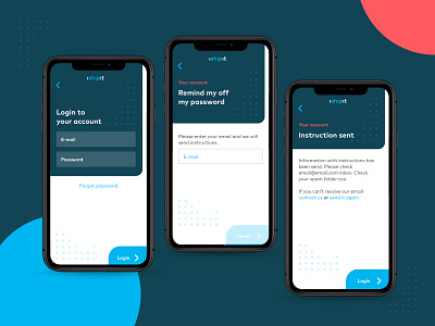 💻 iShipit - forgot password app branding clean design forgot password forgotten layout login login screen startup ui username ux