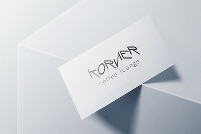 KORNER - coffee lounge brand identity branding design illustration logo logodesign photoshop vector