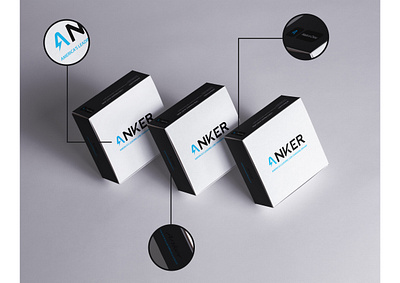 Rebranding of Anker brand identity branding design designer designers logodesign minimal monogram ux wisedesigner