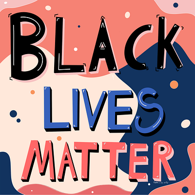 Black Lives Matter black lives matter blackletter branding design illustration lives matter poster art procreate