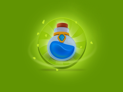 Potion animation art direction color game icon illustration ui