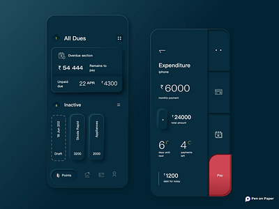 Banking App aftereffects app app design banking bankingapp design interaction neumorphism online banking online payment pay payment payment app penonpaper ui ui design uidesign