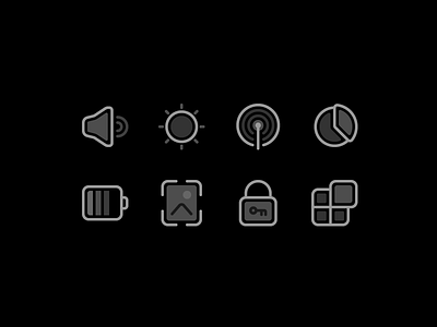 Device settings app battery brightness connection device fajr fitr fajrfitr fajrul fitrianto filled icon icon design icon set iconography line pictogram security settings storage volume wallpaper