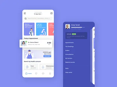 Medical app adobexd app design booking app doctor app doctor appointment health app healthcare app hospital hospital app medical medical app ui ux