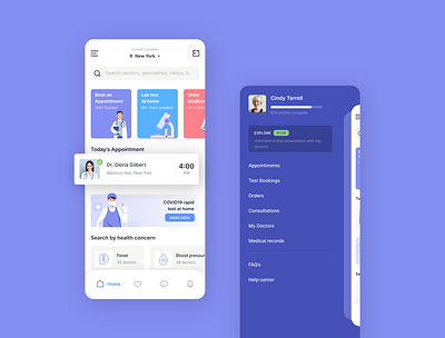 Medical app adobexd app design booking app doctor app doctor appointment health app healthcare app hospital hospital app medical medical app ui ux