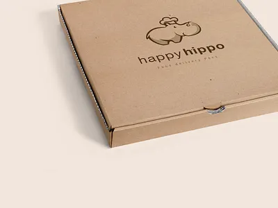 Pizza box branding design flat illustration logo logodesign
