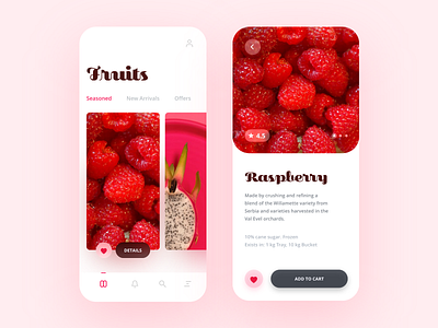 Grocery App Concept Design - Set 1 adobe adobexd behance bhfyp brandidentity branding dailyui designer digitaldesign dribbblers graphicdesigncentral graphicdesigner inspiration photoshop thedesigntip ui uitrends userinterface userinterfaces ux