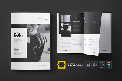 Business Proposal brochure business corporate design indesign printable project proposal proposal proposal template word