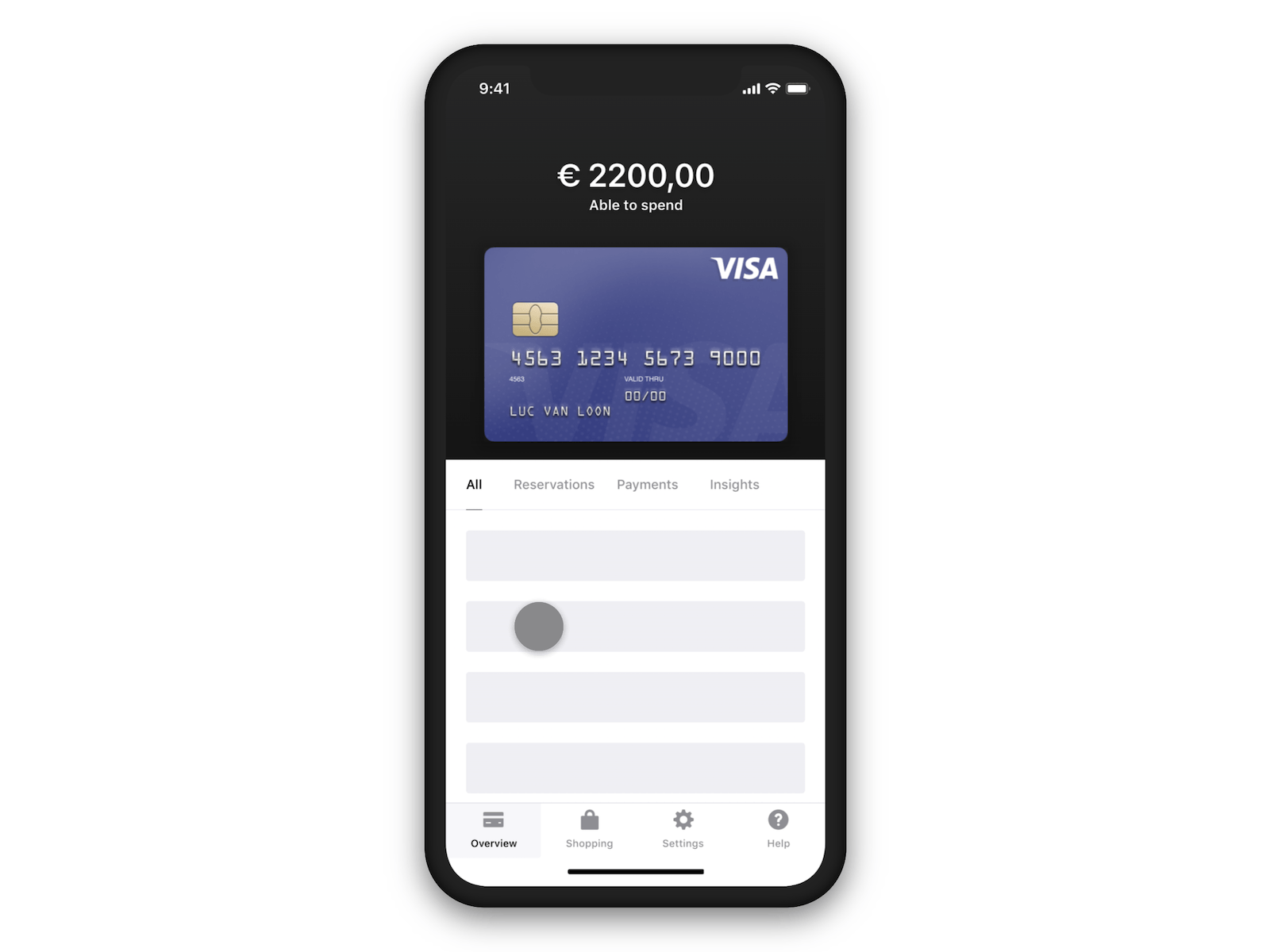 Reveal card information interaction animation app card cards cards ui credit card credit cards fintech fintech app framer interaction interaction animation mobile app mobile app design mobile apps