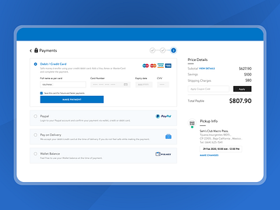 Web Payment Landing Interface design ecommerce ia information information architecture payment payment form payment method payments product design ui user experience user experience design user interface user interface design ux visual visual design web web platform