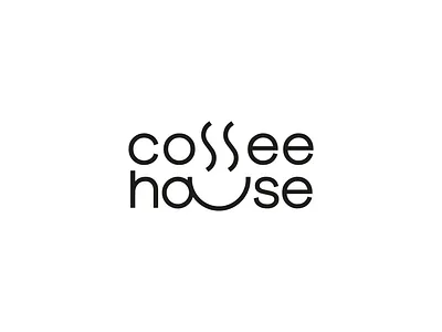 Coffee House Logo brand brand identity branding cafe coffee coffee cup coffee shop cup design icon identity line logo logodesign logotype minimal modern quirk shop subtle
