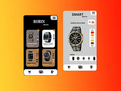 UI Design for watch shopping. 2020 adobe photoshop app design cart design ecommerce interface shopper shopping ui ui kit user inteface watch