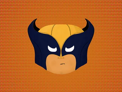 Wolverine artwork cartoon draw drawing drawn hero illustrator logan lovely marvel mascot ps texture texturebrush whiteeyes xman xxx