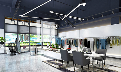 Commercial space 3D interior design 3d architectural rendering 3d interior rendering commercial space 3d design