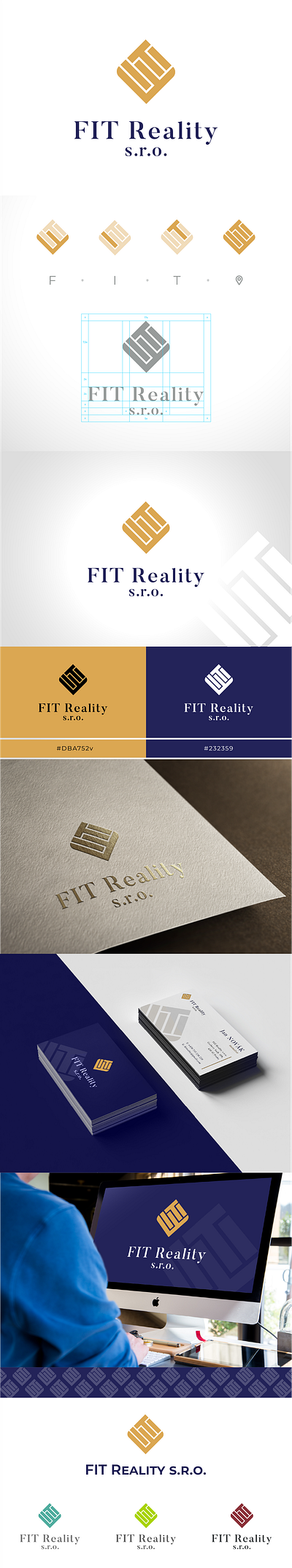 FIT Reality - real estate branding design icon logo real estate