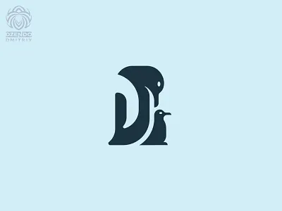 Penguins Logo animal antarctica baby beautiful brand care cold design logo logotype penguin vector